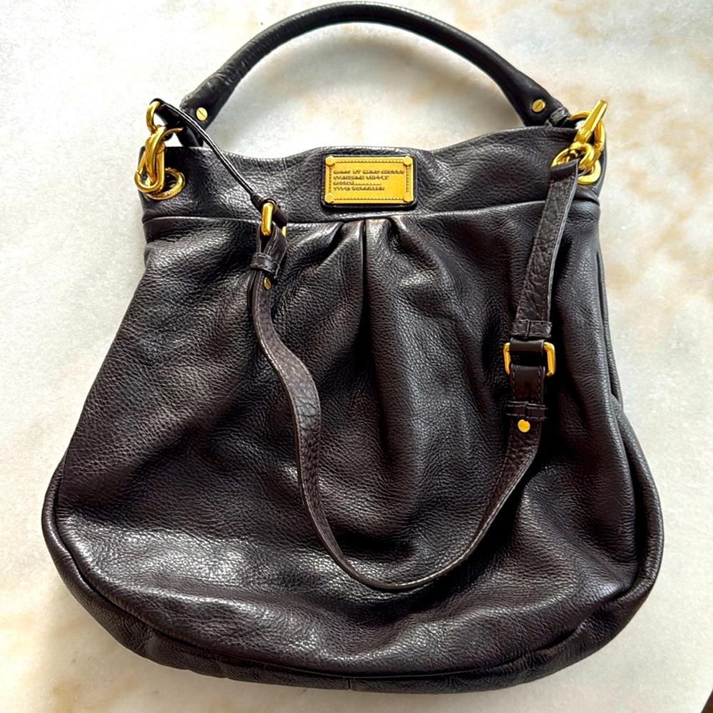 MARC by MARC JACOBS BrownLeather Classic Q Hillier Hobo bag